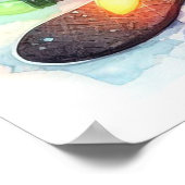 Weihnachtsbierposter Poster (Ecke)