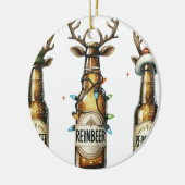 Weihnachtsbierschmuck Keramik Ornament (Links)