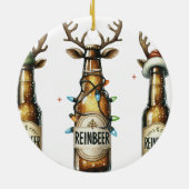 Weihnachtsbierschmuck Keramik Ornament (Hinten)