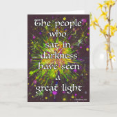 Weihnachtsbiete Christlicher Star Abstrakte Kunst Karte (Gelbe Blume)