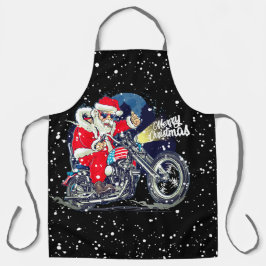 Weihnachtsbiker Schürze