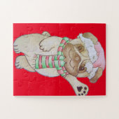 Weihnachtsbild des schwingenden und schwingenden M Puzzle (Horizontal)