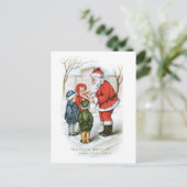 Weihnachtsbild Feiertagspostkarte (Stehend Vorderseite)