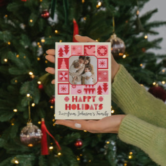 Weihnachtsbild für Feiertage Postkarte