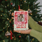 Weihnachtsbild für Feiertage Postkarte