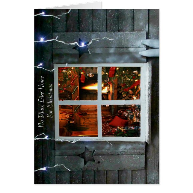 Weihnachtsbild für Weihnachtsgrüße (Vorne)