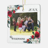 Weihnachtsbild Keramikornament (Links)