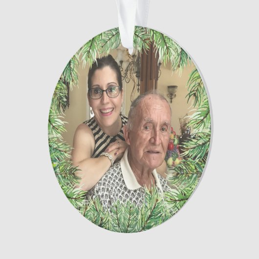 Weihnachtsbild Ornament (Vorderseite)