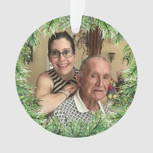 Weihnachtsbild Ornament (Vorderseite)