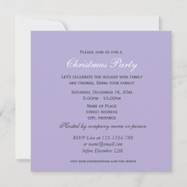 Weihnachtsbild Party Einladung