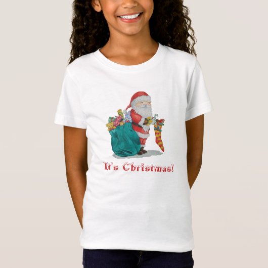 Weihnachtsbild T-Shirt (Vorderseite)
