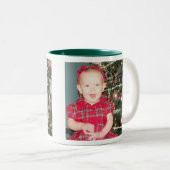 Weihnachtsbild-Tasse Zweifarbige Tasse (VorderseiteRechts)