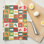 Weihnachtsbilder Geschirrtuch (Viertel Falte)