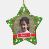 Weihnachtsbilder Kinderstar Foto Ornament (Links)