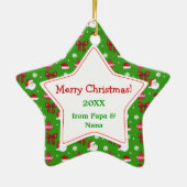 Weihnachtsbilder Kinderstar Foto Ornament (Hinten)