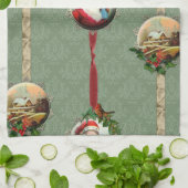 Weihnachtsbilder und Damaskus Handtuch (Gefaltet)