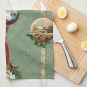 Weihnachtsbilder und Damaskus Handtuch (Viertel Falte)