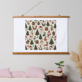 Weihnachtsbilder Wandteppich Mit Holzrahmen (Schlafzimmer)