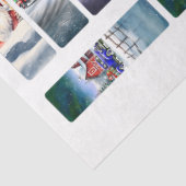 Weihnachtsbilderei Dekoupage Lesezeichen Craft Seidenpapier (Ausschnitt)