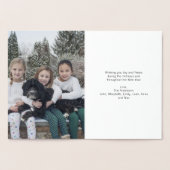 Weihnachtsbildern Gold Fox Weihnachten Weihnachtsk Folienkarte (Innenseite)