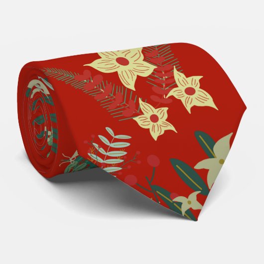 Weihnachtsbinde Krawatte (Gerollt)