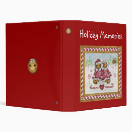 Weihnachtsbinder Gingerbread Boy Girl Holiday 2,5 Cm Ordner