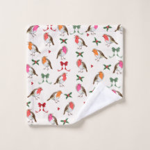 Weihnachtsbird Pattern Robins und Heilige