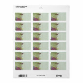 Weihnachtsbird-Rücksendeadressen-Aufkleber - Adressaufkleber (Vorne)