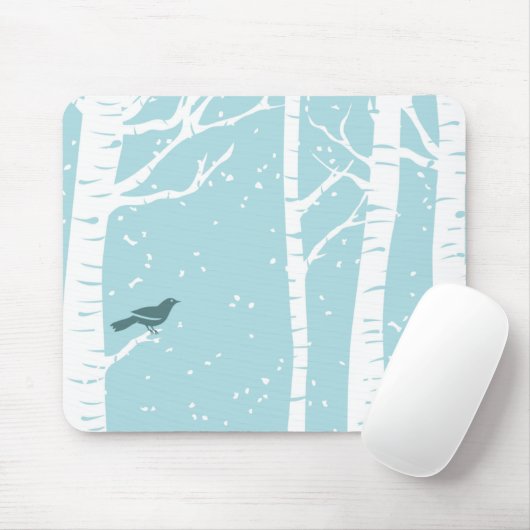 Weihnachtsbirken-Bäume Mousepad (Mit Mouse)