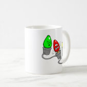Weihnachtsbirnen Kaffeetasse (VorderseiteRechts)