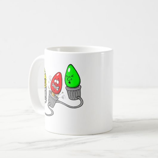 Weihnachtsbirnen Kaffeetasse (Vorderseite Links)