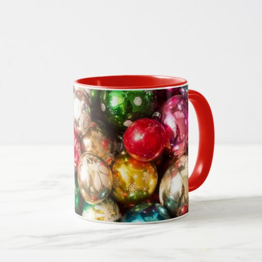 "Weihnachtsbirnen" Tasse (VorderseiteRechts)