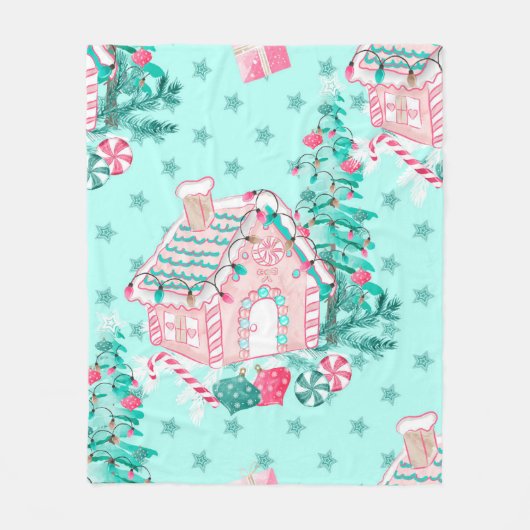 Weihnachtsblanket Fleecedecke (Vorderseite)