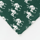 Weihnachtsblanket Holiday Rentier Fleece Blanket (Ecke)