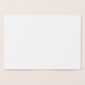 Weihnachtsblankkarte für Gold oder Silber Fohlen Folienkarte (Innenseite)