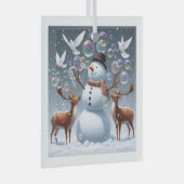 Weihnachtsbläschen Ornament Aus Glas (Vorderseite Rechts)