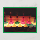 Weihnachtsbläschen Postkarte (Vorderseite)