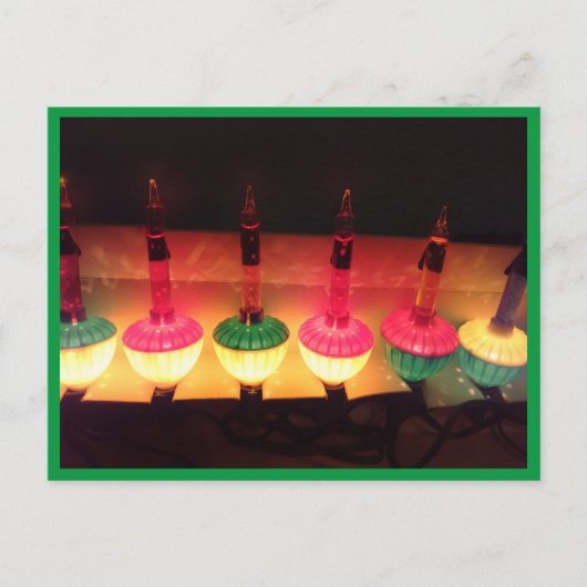 Weihnachtsbläschen Postkarte (Vorderseite)