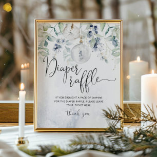 Weihnachtsblase elegante Windelraffinerie Poster