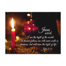 Weihnachtsblase, John 8:12