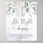 Weihnachtsblase Winter Späte Nacht Windeln Spiel Poster (Vorne)