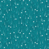 Weihnachtsblasen an der Küste Geschenkpapier