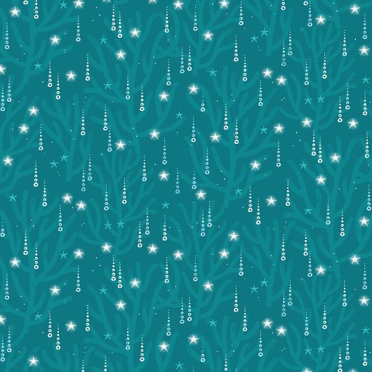 Weihnachtsblasen an der Küste Geschenkpapier