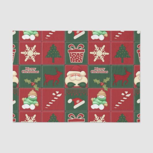 Weihnachtsbläser Seidenpapier (Vorderseite)