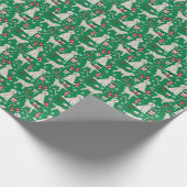 Weihnachtsblatt Geschenkpapier (Ecke)