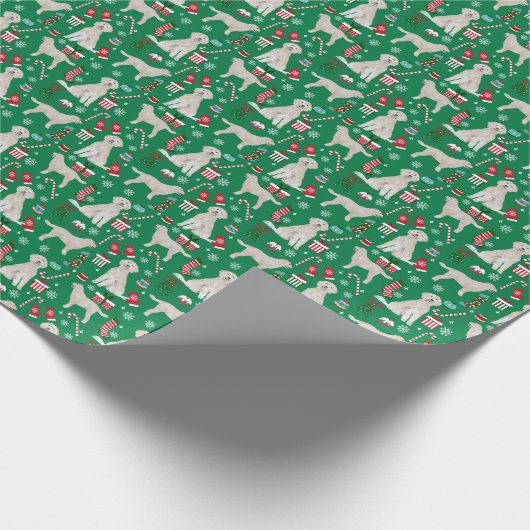 Weihnachtsblatt Geschenkpapier (Ecke)