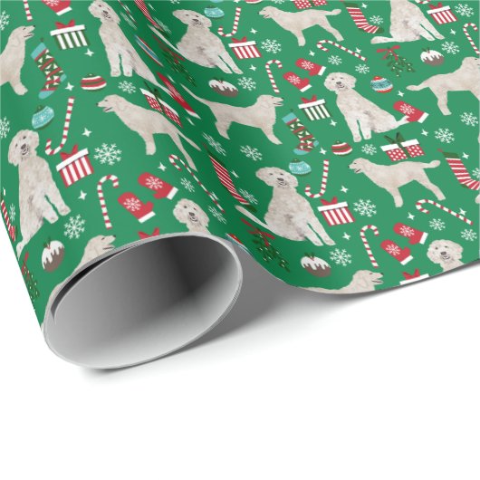 Weihnachtsblatt Geschenkpapier (Rolleneckpunkt)