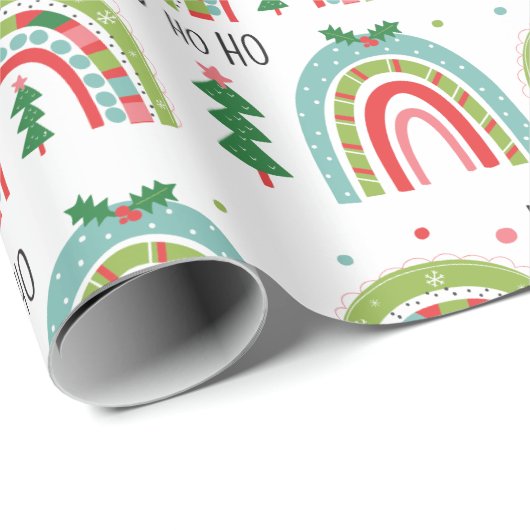 Weihnachtsblatt Geschenkpapier (Rolleneckpunkt)