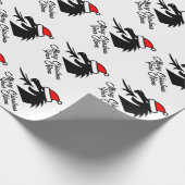 Weihnachtsblatt Geschenkpapier (Ecke)