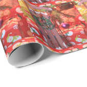 Weihnachtsblatt Geschenkpapier (Rolleneckpunkt)